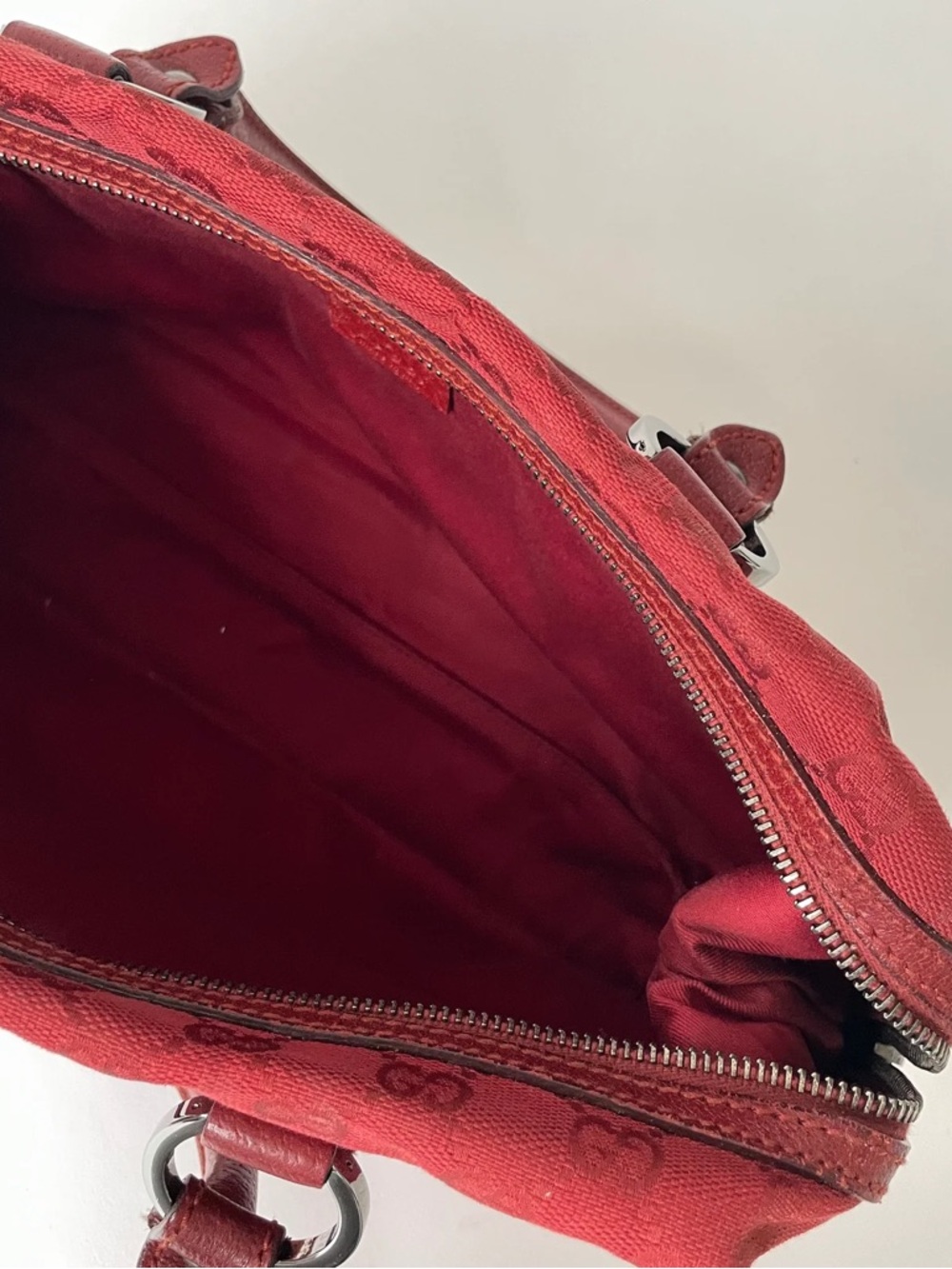 Gucci Monogram Canvas Boston Bag - Picture 9 of 11